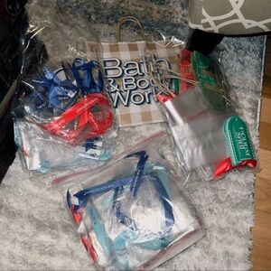 Giant bundle of gift wrapping materials for bath & body works!